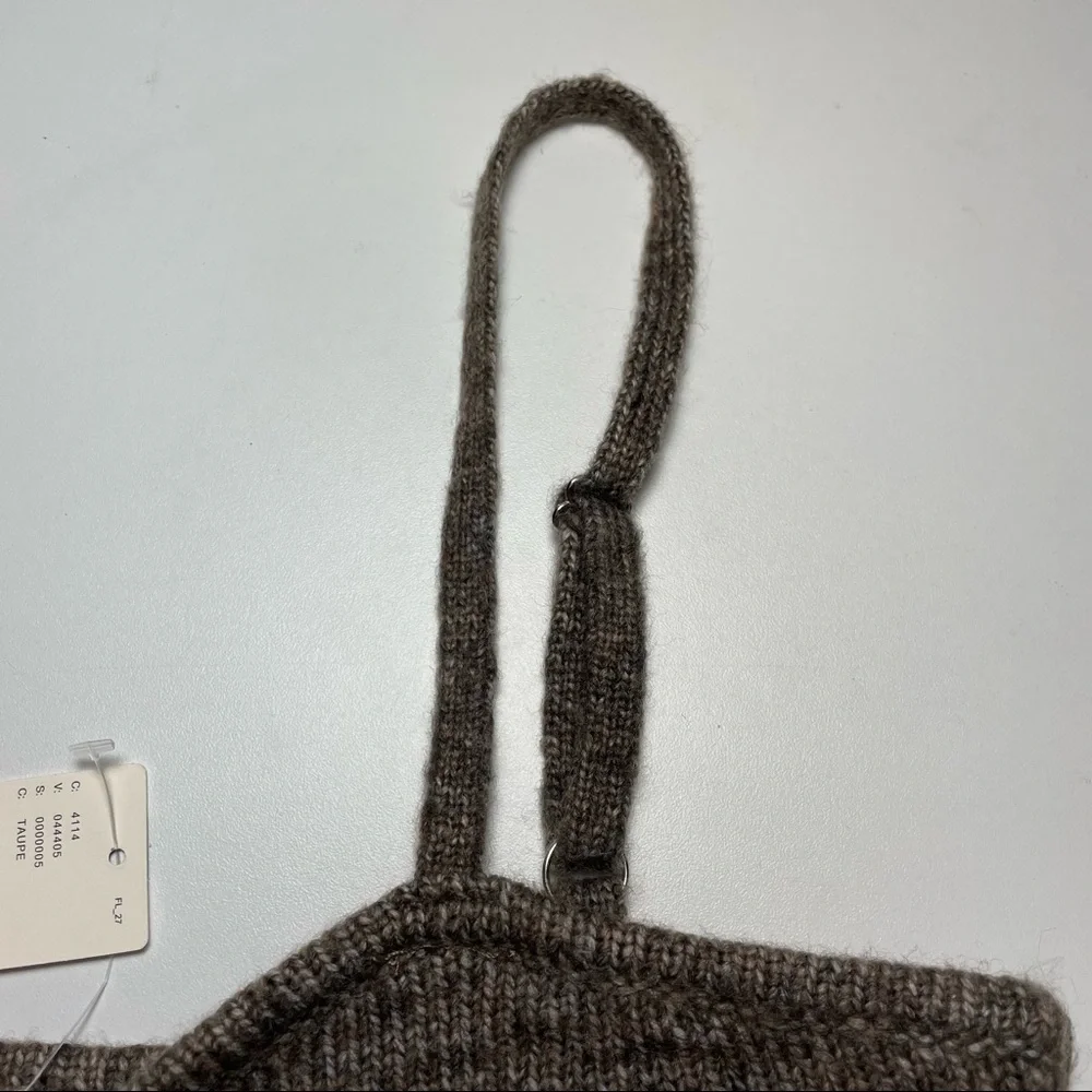 NWT Anthropologie heather brown two piece sweater size S - Picture 6 of 11